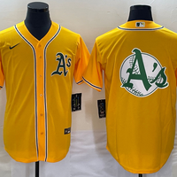 Men's Oakland Athletics Gold Alternate Replica Team Jersey1