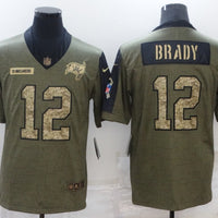 Men's Tampa Bay Buccaneers Tom Brady #12 Brown Game Jersey1