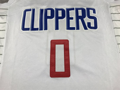 Men's LA Clippers Russell Westbrook Nike White 2022/23 Swingman Jersey1 - Association Edition