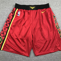Men's Atlanta Hawks Red Basketball Retro Shorts1