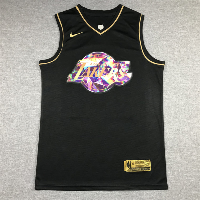 Men's Los Angeles Lakers Kobe Bryant #24 Black Swingman Jersey1