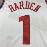 Men's LA Clippers James Harden #1 White Swingman Player Jersey1