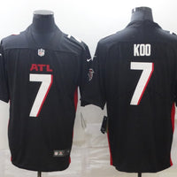 Men's Atlanta Falcons Younghoe Koo #7 Black Game Jersey1