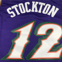 John Stockton Utah Jazz Purple Jersey - 4
