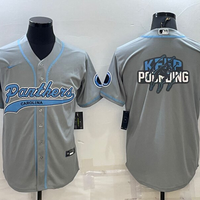 Men's Carolina Panthers Gray Game Jersey1