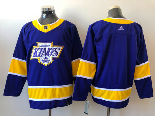 Men's Los Angeles Kings Purple 2021/22 Alternate Primegreen Authentic Blank Jersey1