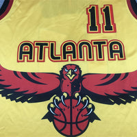 Men's Atlanta Hawks Trae Young Yellow 2021/22 Swingman Jersey1 - City Edition