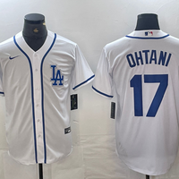 Men's Los Angeles Dodgers Shohei Ohtani #17 White Alternate Limited Player Jersey1