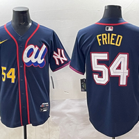 Men's American League Max Fried #54 Navy 2025 All-Star Edition Limited Player Jersey