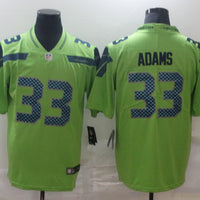 Men's Seattle Seahawks Jamal Adams #33 Green Game Jersey
