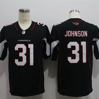 Men's Arizona Cardinals David Johnson #31 Black Game Jersey1