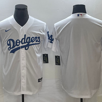 Men's Los Angeles Dodgers White Home Replica Blank Jersey1