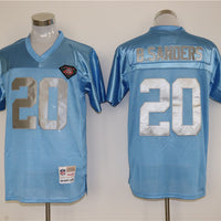 Barry Sanders Detroit Lions Mitchell Ness Blue Legacy Replica Player Jersey - JerseysFreak
