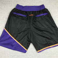 Men's Phoenix Suns Black Basketball Shorts1