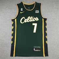 Jaylen Brown #7 Boston Celtics Green 2022/23 City Edition Swingman Jersey