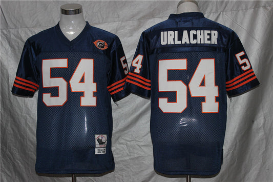 Men's Chicago Bears Brian Urlacher Mitchell & Ness Navy Legacy Replica Jersey1