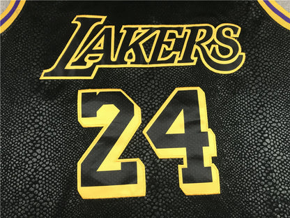 Men's Black mamba Los Angeles Lakers Kobe Bryant #24 Jersey1 peach heart
