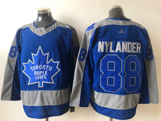 Men's Toronto Maple Leafs William Nylander #88 Blue Player Game Jersey1