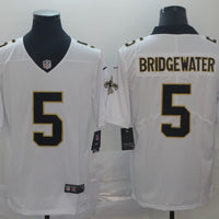 Men's New Orleans Saints Teddy Bridgewater #5 White Game Jersey1