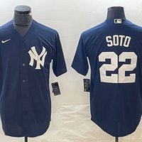 Men's New York Yankees Juan Soto #22 Navy Replica Player Jersey1