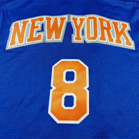 Men's New York Knicks OG Anunoby #8 Blue Swingman Jersey - Icon Edition
