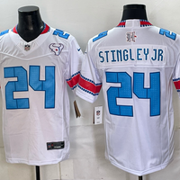Men's Houston Texans Derek Stingley Jr. #24 White 2026 Rivalries Collection Stitched Limited Jersey