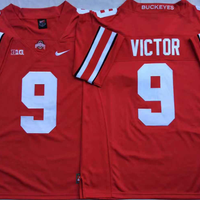 Men's Ohio State Buckeyes Binjimen Victor #9 Scarlet Player Game Jersey