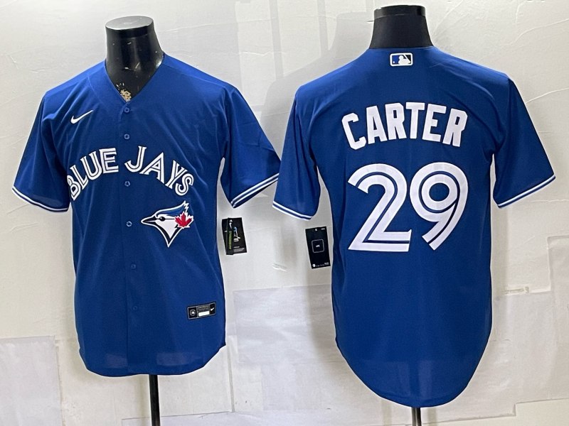 Men's Toronto Blue Jays Joe Carter #29 Royal Limited Player Jersey