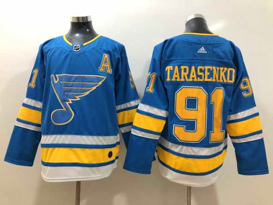 Men's St. Louis Blues Vladmir Tarasenko #91 Blue Breakaway Jersey1
