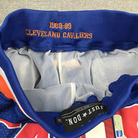 Men's Cleveland Cavaliers Blue 1988-89 Hardwood Classics Basketball Shorts1