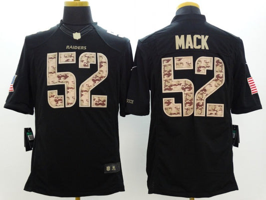 Men's Las Vegas Raiders Khalil Mack #52 Black Alternate Game Jersey1