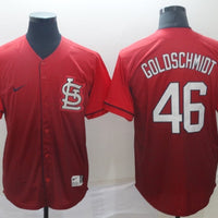 Men's St. Louis Cardinals Paul Goldschmidt #46 Red Stitched Jersey1