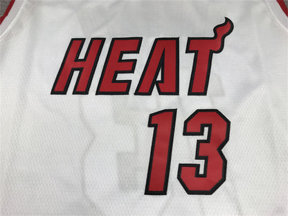 Men's Miami Heat Bam Adebayo #13 White 2022/23 Swingman Jersey1 - Association Edition