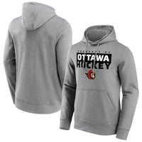 Men's Ottawa Senators Gain Ground Hoodie - Sports Grey