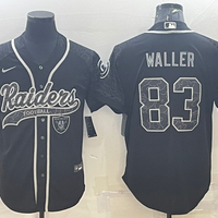 Men's Las Vegas Raiders Darren Waller #83 Black RFLCTV Limited Jersey1 Joint Edition