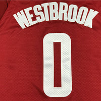 Men's Houston Rockets Russell Westbrook #0 NBA Red Swingman Jersey1
