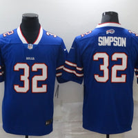 O.J. Simpson #32 Buffalo Bills Blue Game Player Jersey - JerseysFreak