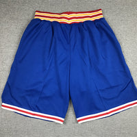 Men's Golden State Warriors Blue Basketball Shorts1