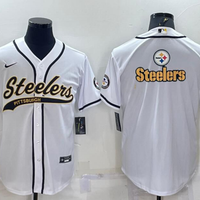 Men's Pittsburgh Steelers White Fashion Jersey1