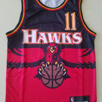 Men's Atlanta Hawks Trae Young #11 NBA Swingman Jersey1 - Retro Red