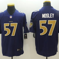 Men's Baltimore Ravens C.J. Mosley #57 Purple Player Game Jersey1