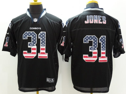 Men's Dallas Cowboys Byron Jones #31 Black Game Jersey1
