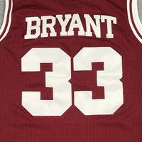 Kobe Bryant Lower Merion High School Maroon Jersey - 4