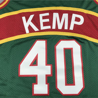 Men's Seattle Supersonics Shawn Kemp #40 Green Swingman Player Jersey