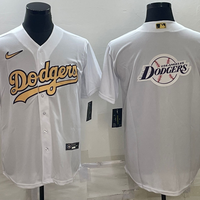 Men's Los Angeles Dodgers White Alternate Replica Player Name Jersey1