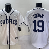 Men's San Diego Padres Tony Gwynn #19 White Limited Player Jersey