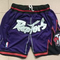 Toronto Raptors Purple Vintage Basketball Shorts