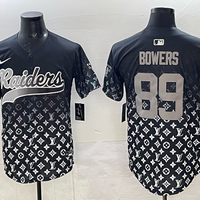 Men's Las Vegas Raiders Brock Bowers #89 Black Game Player Jersey