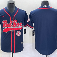 Men's Boston Red Sox Navy Blank Jersey1