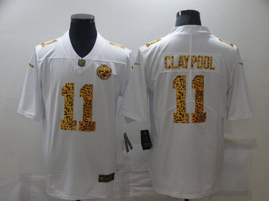 Men's Pittsburgh Steelers Chase Claypool #11 White Game Player Jersey1